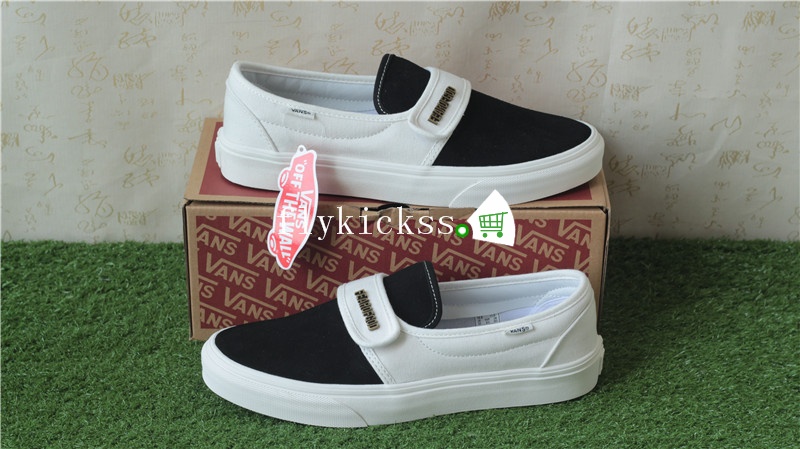 Fear of God x Vans Slip On 47 DX Black And White